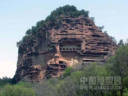 中国十大石窟排名:麦积山石窟(图)